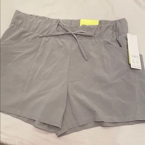 Polyester/spandex flex fabric shorts!